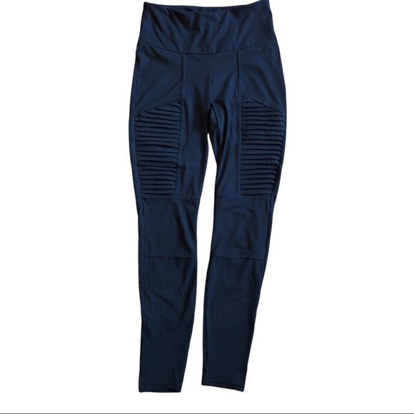 Black Moto Leggings S - Picture 1 of 4